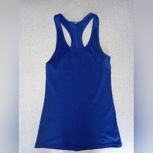 Under armour, women's tank top, size small, color blue